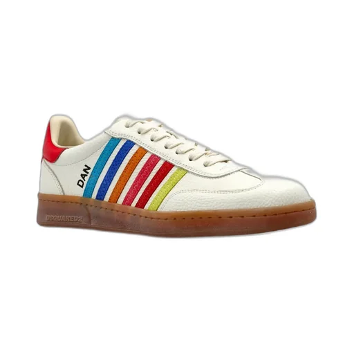 Striped Low-Top Sneakers