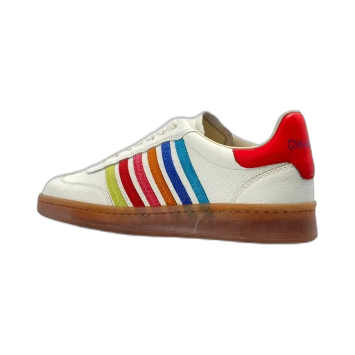 Striped Low-Top Sneakers