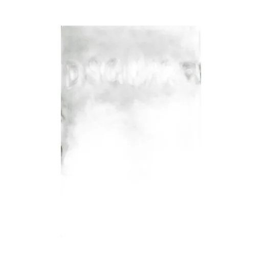 White Fade Just Right Fit Handwritten Logo T-Shirt