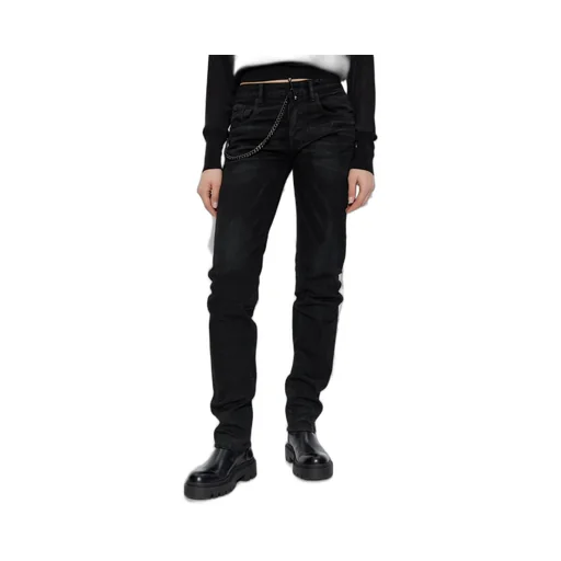 Chain Detailed Slim Fit Jeans