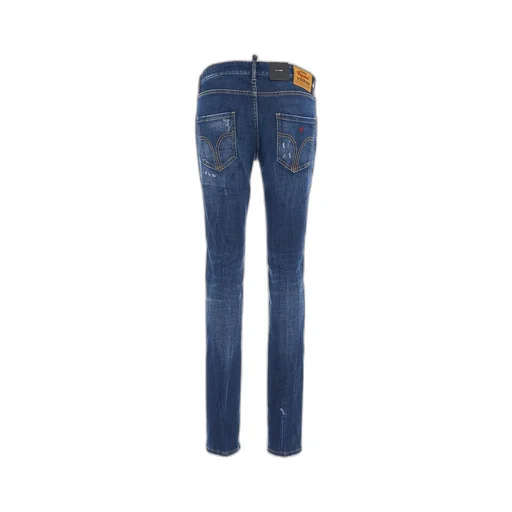 24/7 Low-Rise Distressed Skinny Jeans