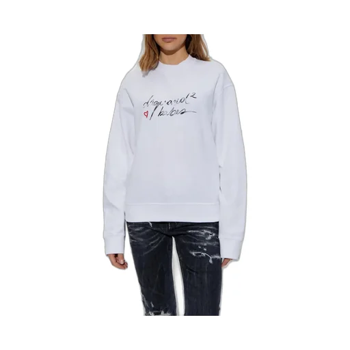 Logo Printed Crewneck Sweatshirt
