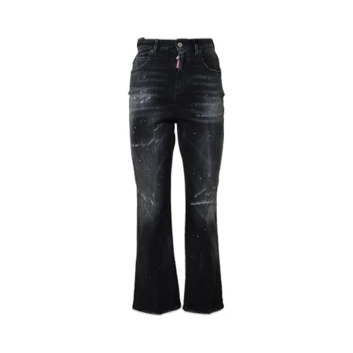 Flared Distressed Jeans