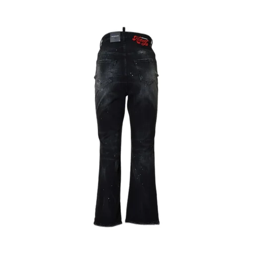 Flared Distressed Jeans