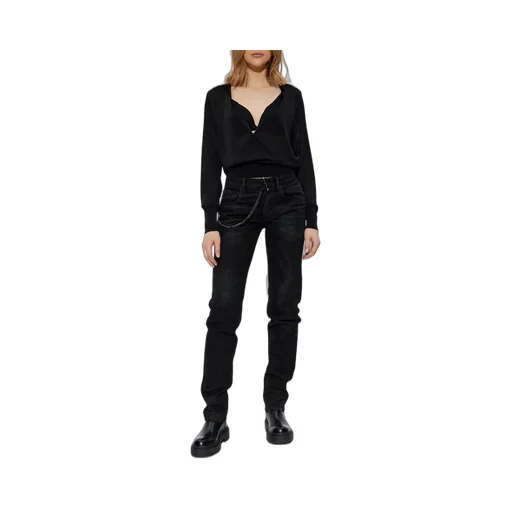 Chain Detailed Slim Fit Jeans