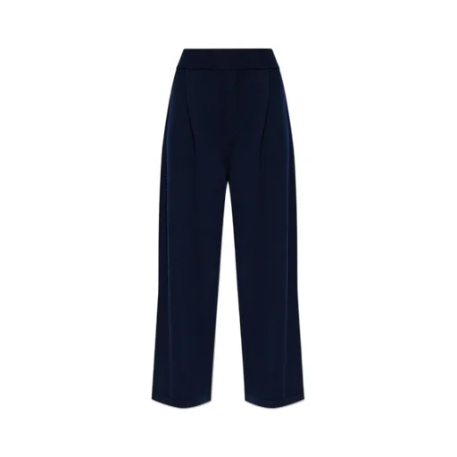 Pleated Wide-Leg Trousers