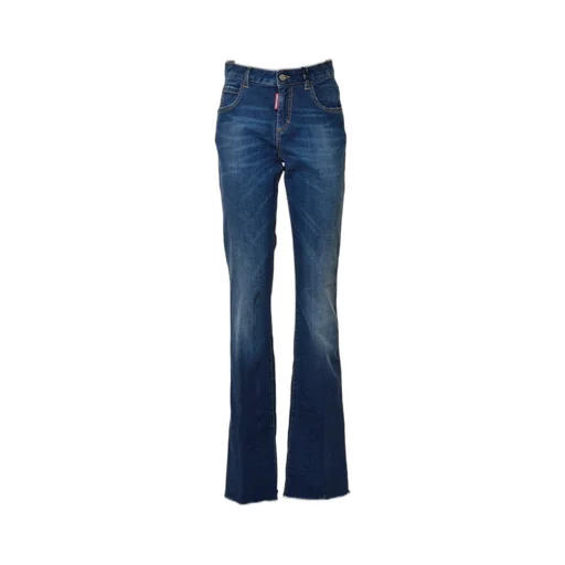 Logo-Patch High-Waist Flared Jeans