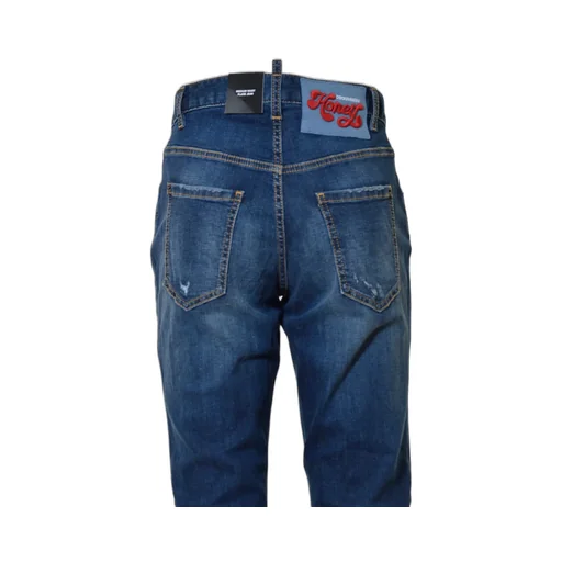 Logo-Patch High-Waist Flared Jeans