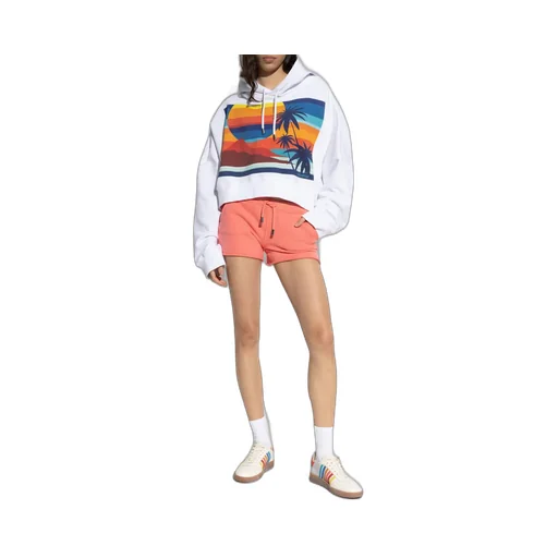 Summer Lovers Onion Cropped Fit Hoodie