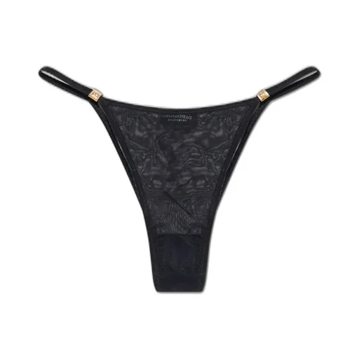 Logo Plaque Mesh Thongs
