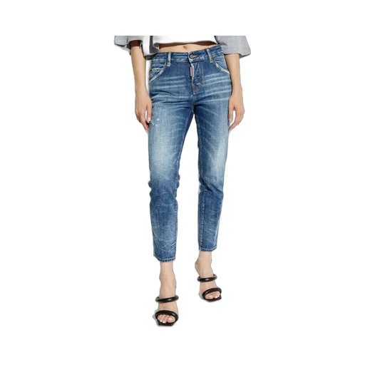 Distressed Cropped Jeans