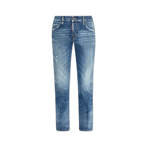 Distressed Cropped Jeans