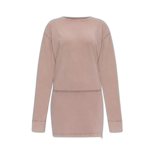 Long Sleeved Handwritten Logo Dress