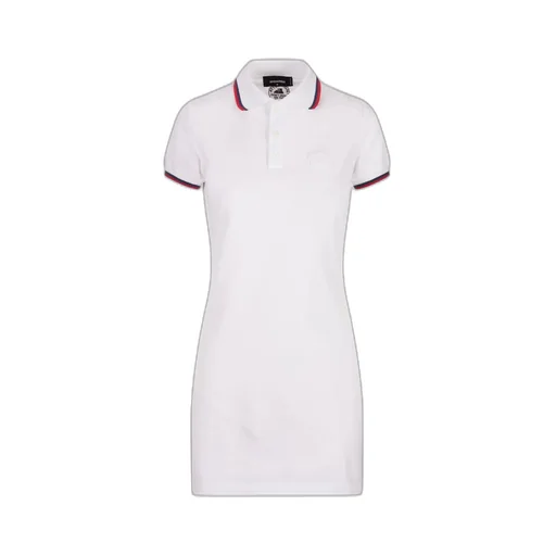 Logo Patch Polo Dress