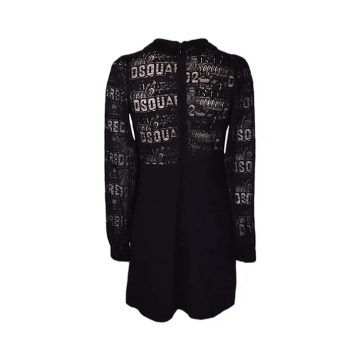 Lace Detailed Straight Hem Dress