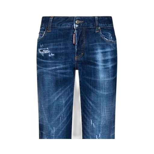 Mid-Rise Jennifer Distressed Jeans