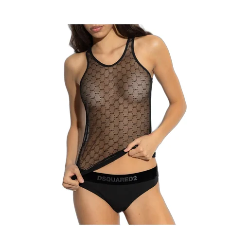 Sleeveless Sheer Top