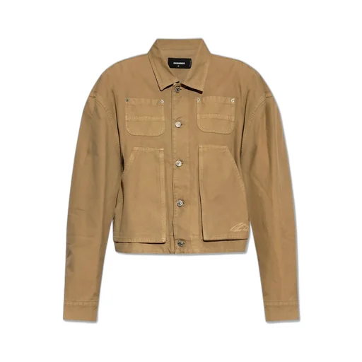 Button-Up Straight Hem Jacket