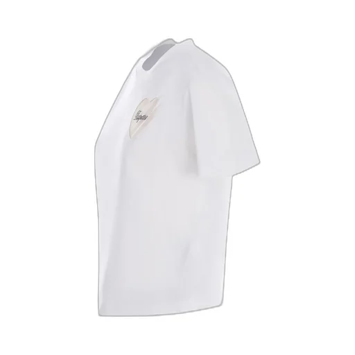 Heart Tulle Detailed T-Shirt