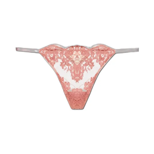 Bow Detailed Lace Thongs