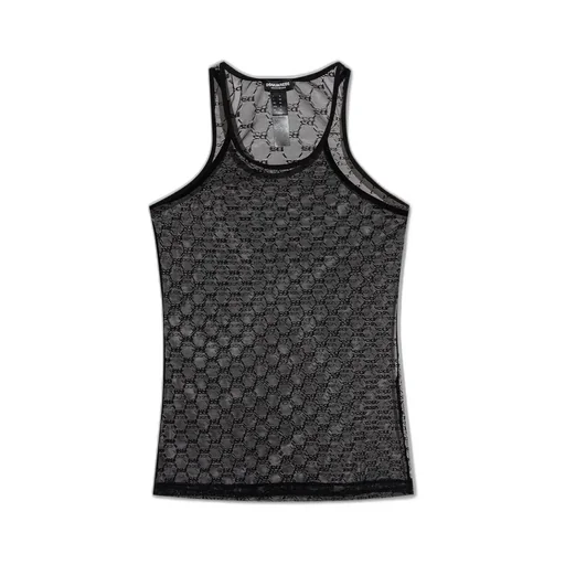 Sleeveless Sheer Top