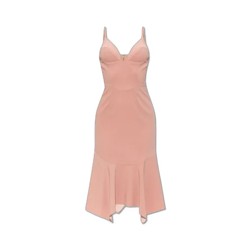 Corset Style Midi Strappy Dress