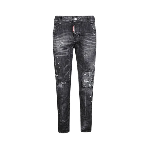 Distressed Cropped Jeans