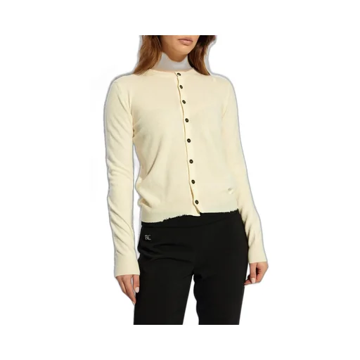 Logo Detailed Buttoned Cardigan