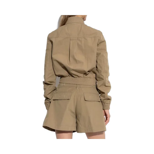 Stand Up Collar Short Jacket