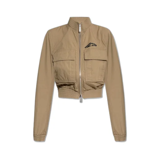 Stand Up Collar Short Jacket