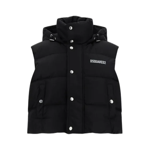 Logo Printed Sleeveless Gilet