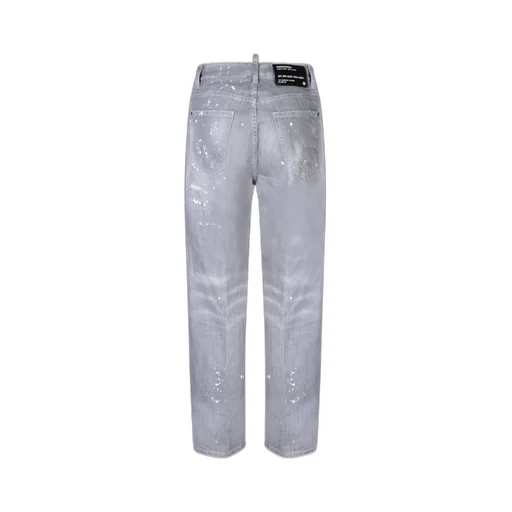 Distressed Spotted Washed Jeans