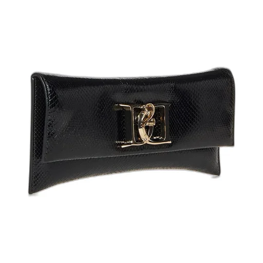 Double D Plaque Clutch Bag