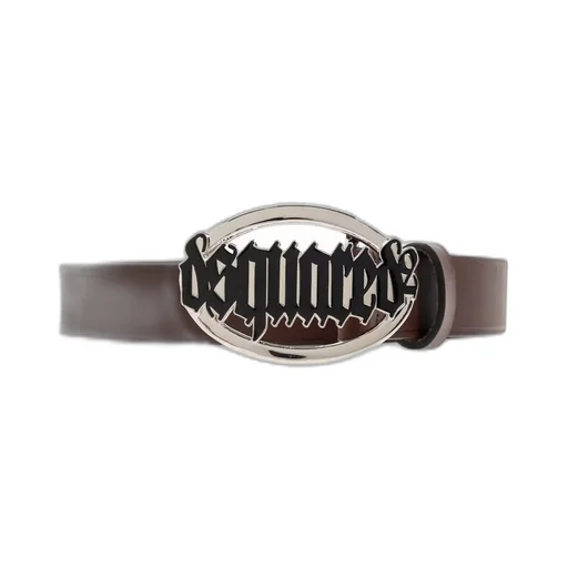 Logo Plaque Buckle Belt