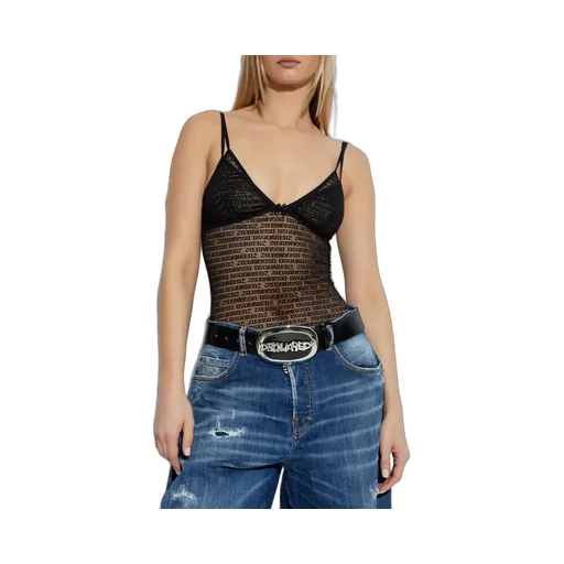 Allover Logo Lace Camisole Top