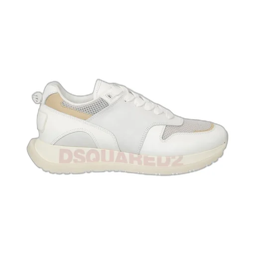 Panelled Lace-Up Sneakers