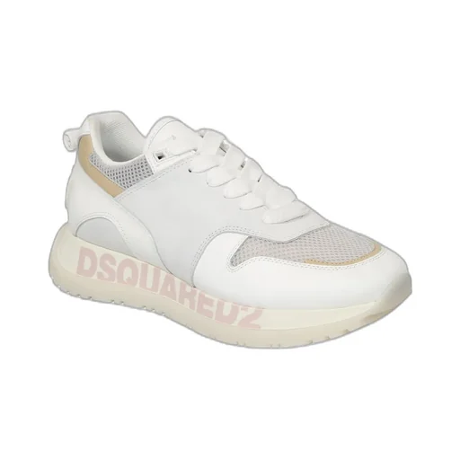 Panelled Lace-Up Sneakers