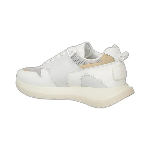 Panelled Lace-Up Sneakers