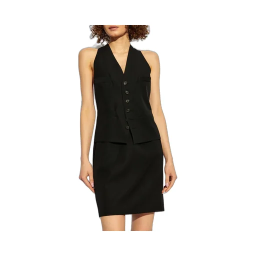 V-Neck Sleeveless Mini Dress