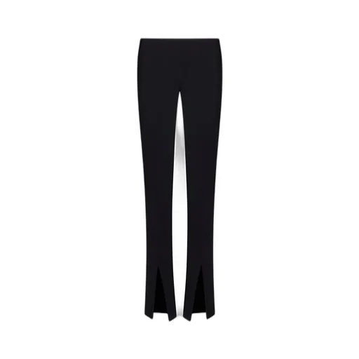 Strap Detailed Buckled Flared Pants