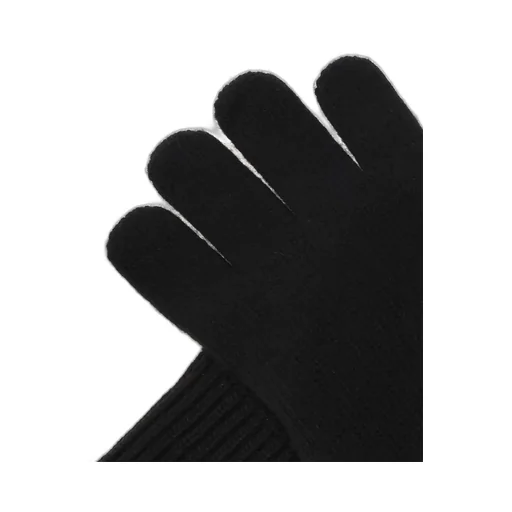 Logo Patch Knitted Gloves