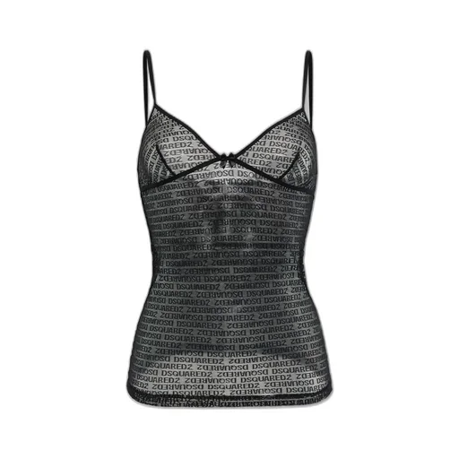 Allover Logo Lace Camisole Top