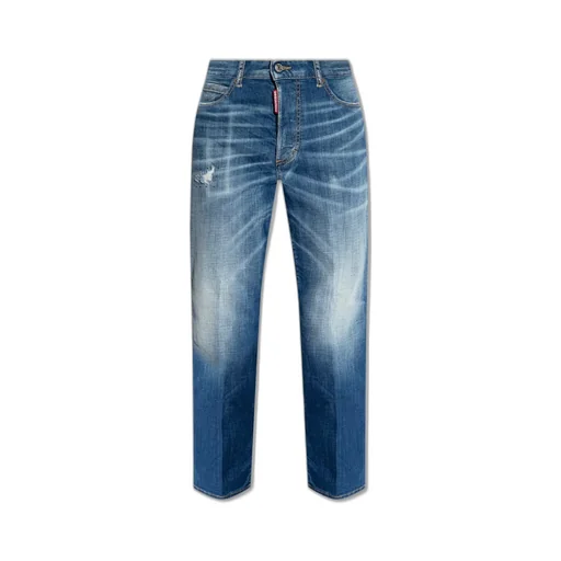 Distressed Cropped Jeans