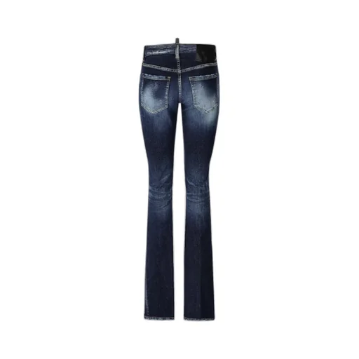 High-Waisted Flared Jeans