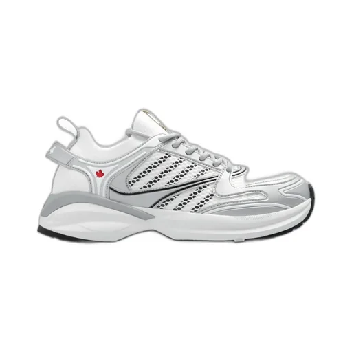 Dash Panelled Lace-Up Sneakers