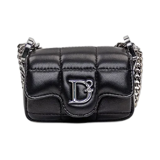 D2 Plaque Quilted Crossbody Bag