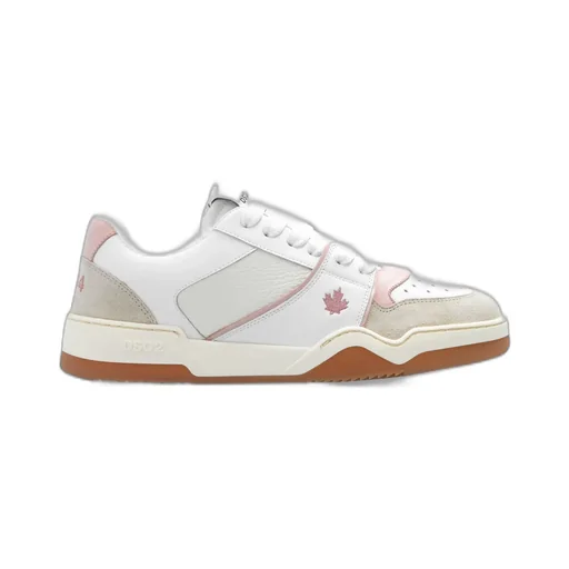 Spiker Panelled Lace-Up Sneakers