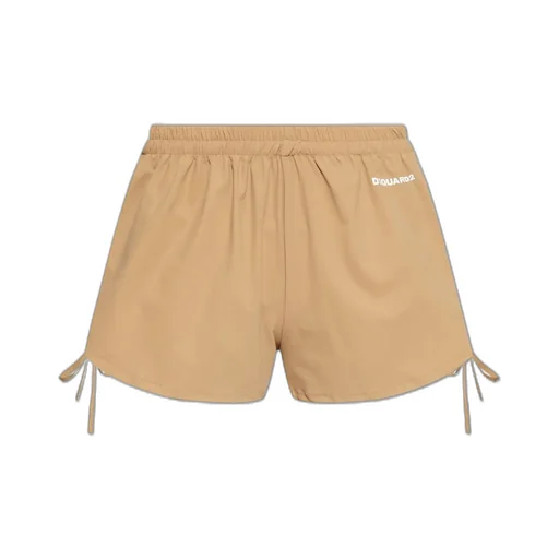 Logo Printed Drawstring Shorts