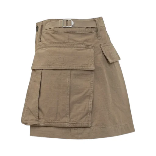 Icon-Printed Mid-Rise Cargo Shorts