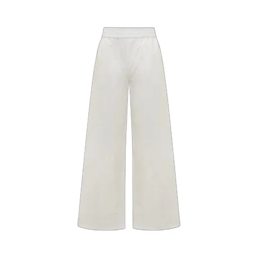 Logo Patch Wide Leg Trousers